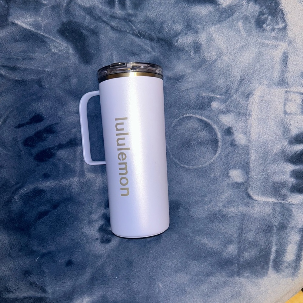 Lululemon Lavender Travel Tumbler with Handle